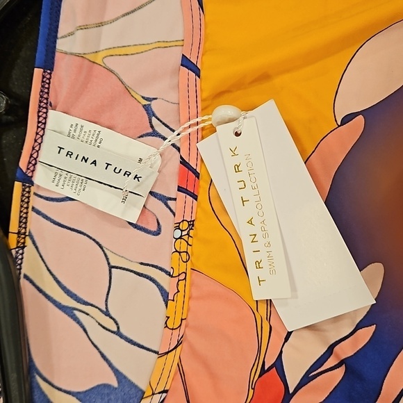 💕TRINA TURK💕 Breeze Dress ~ Multi-Color Floral Print Small S NWT - Picture 13 of 15